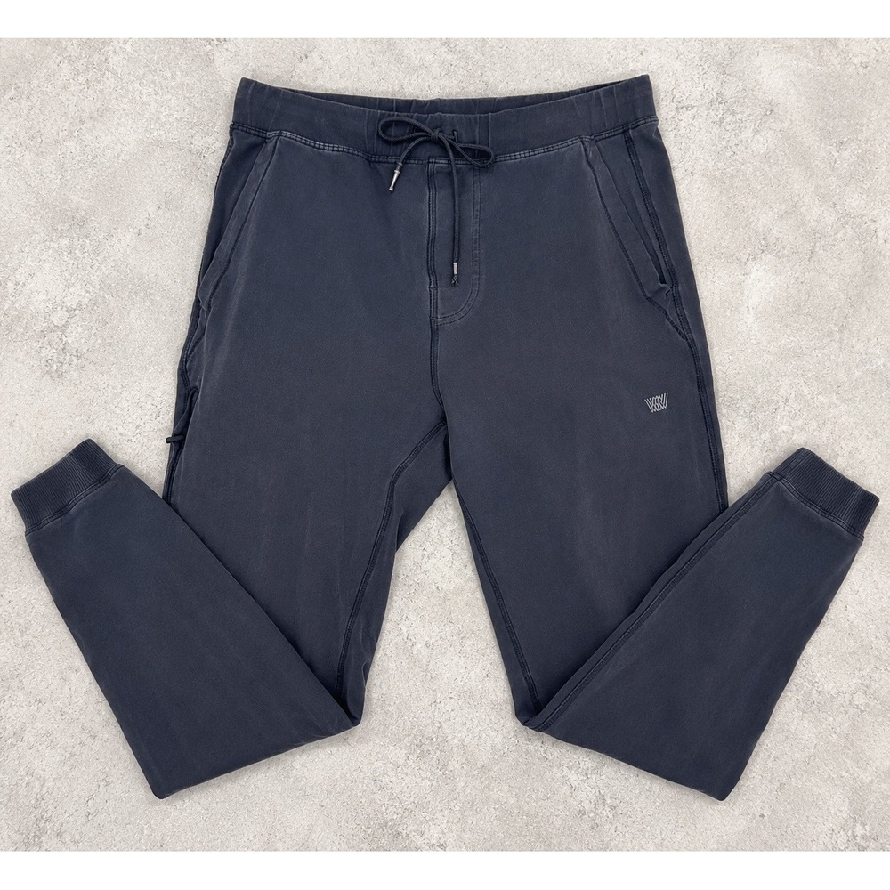 Mack Weldon Men's S Ace Sweatpant Navy Blue Jogger Lounge Athleisure 28x27